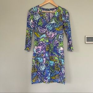 Lilly Pulitzer cotton 3/4 sleeve dress
